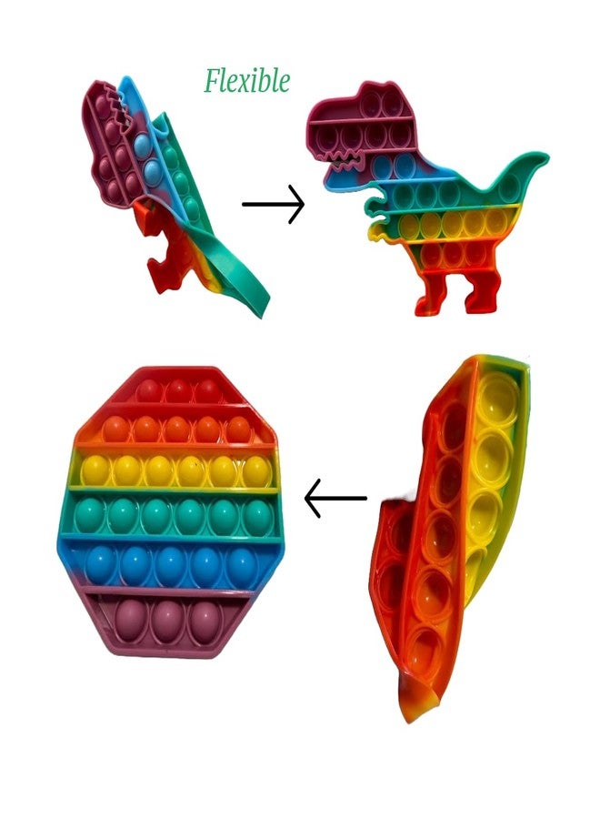 ItsyToys Itsytoy Pop It Fidget Toy - Stress Relief, Focus Enhancement, Sensory Stimulation - Ideal for All Ages (Baby_Diano) - Image 5